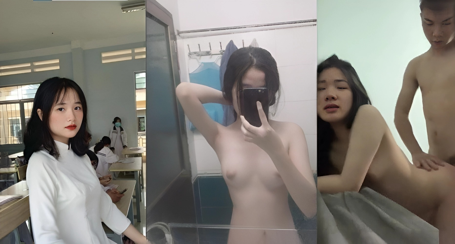 Sialan seorang gadis telanjang di sofa....