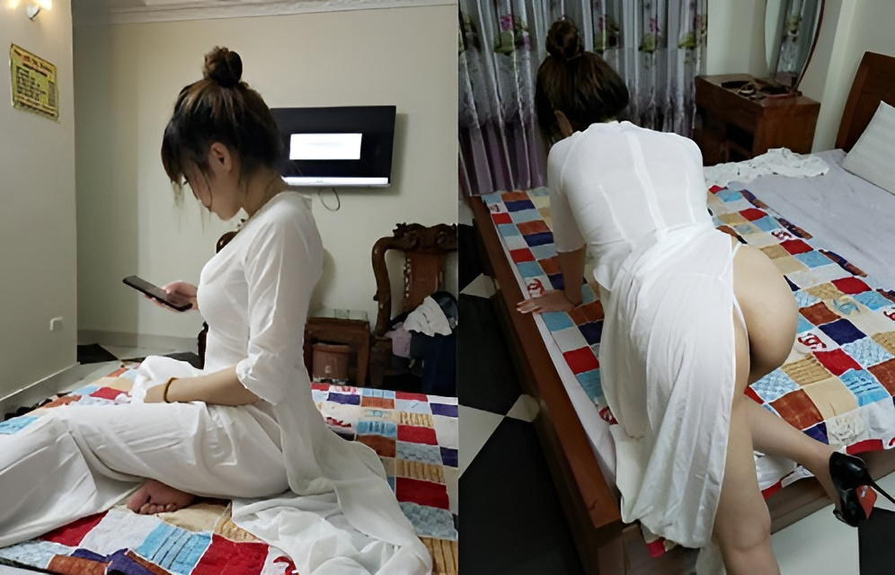 아오자이 가슴 큰 여자